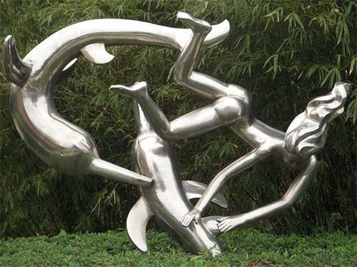 龍居雕塑-景觀金屬雕塑